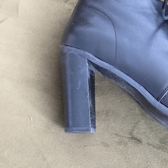Black Heeled Booties - Size 11 - Picture 3 of 3